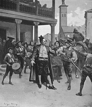 Archivo:1897-05-03, La Ilustración Artística, El alcalde de Móstoles, episodio de la guerra de la Independencia, Enrique Estevan (cropped)