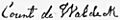Appletons' Waldeck Jean Frédéric de signature