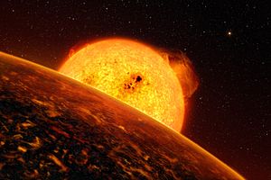 Archivo:Artist’s impression of Corot-7b (alternative)