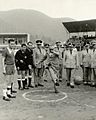 Betancourt playing soccer