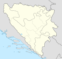 Mostar ubicada en Bosnia y Herzegovina