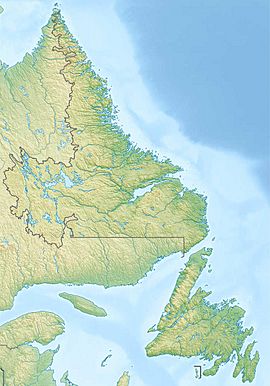 Bahía Groswater ubicada en Terranova y Labrador