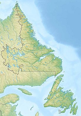 Isla de Terranova ubicada en Terranova y Labrador