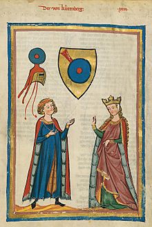 Archivo:Codex Manesse Der von Kürenberg