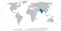 Detailed SVG map of the Hindustaniphone world