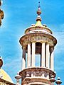 Detalle de uno de los dos torreoncillos del Templo de San Antonio (Aguascalientes)