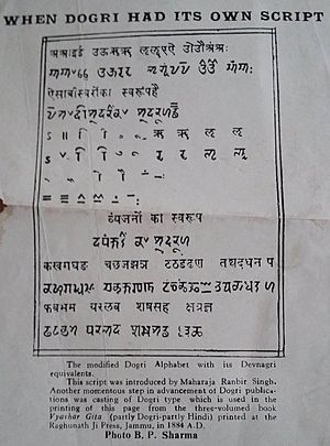 Archivo:Dogra alphabet