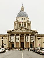 Facade of the Panthéon, Paris 24 January 2016