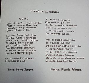 Archivo:Himno de la Escuela Pedro Jose Sosa
