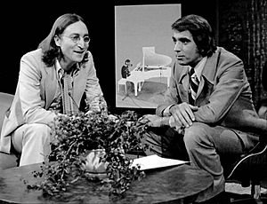 Archivo:John Lennon last television interview Tomorrow show 1975