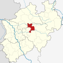 Locator map UN in North Rhine-Westphalia.svg