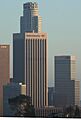 Los Angeles - Bank America building from Historic LAPD Academy