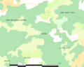 Map commune FR insee code 07108