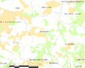 Map commune FR insee code 33330