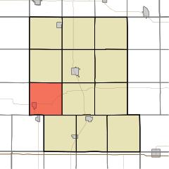 Map highlighting Sharon Township, Audubon County, Iowa.svg