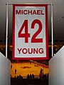 Michael Young UH retired number