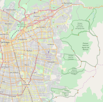 Parques en la precordillera de Santiago: San Carlos de Apoquindo, Aguas de Ramón, Contalao, Quebrada de Macul, Comunitario Bosque Panul.