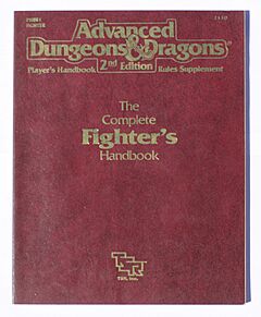 PHBR1 TSR2110 The Complete Fighter's Handbook AD&D 2nd Edition.jpg