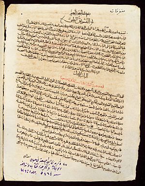 Archivo:Page from an Arabic Text Wellcome L0033684