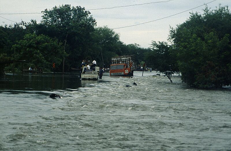 Panamerican Highway Tipitapa after Mitch