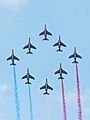 Patrouille de France losange Paris Air Show 2009-06-21
