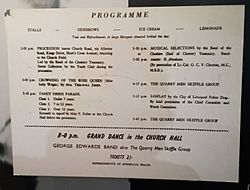 Archivo:Programa St Peters Church 6 JUL 1957