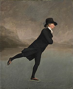 Archivo:Reverend Robert Walker (1755 - 1808) Skating on Duddingston Loch