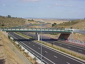 Ronda Norte de Cáceres. Glorieta del Casar de Cáceres..jpg