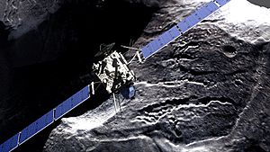 Archivo:Rosetta - comet fly-by