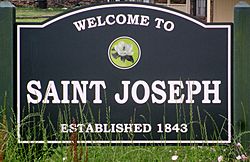 Saint Joseph, LA entrance sign (2013) IMG 7488 1.jpg