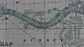 Thames wharf map 1905 London Bridge to Limehouse