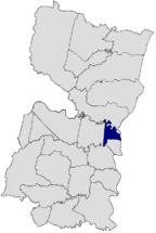 Ubicación de Ciudad del Este en el departamento de Alto Paraná.png