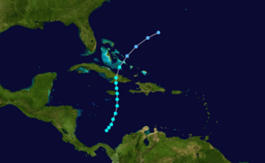 Archivo:1899 Atlantic tropical storm 10 track