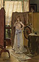 Alfred Stevens - L'Ètude du Rôle