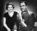 BNC Chile-Augusto Pinochet y su señora Lucía Hiriart Rodríguez