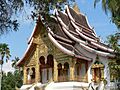 Buddhist temple at Royal Palace in Luang Prabang