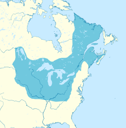 Canada (New France) Location Map.svg
