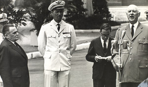 Archivo:Charles de Gaulle e Castelo Branco em visita ao Brasil, 1964