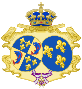 Coat of Arms of Marie Thérèse of France (Order of Maria Luisa).svg