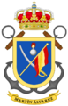 Coat of Arms of the Spanish Marine Corps Martín Álvarez Section