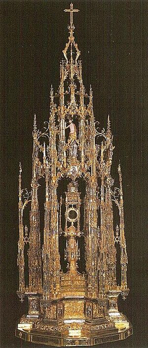 Archivo:Custodia de Enrique de Arfe (Catedral de Toledo)