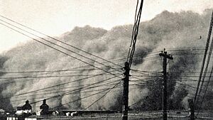 Archivo:Dust storm in Spearman,Texas, 1935-04-14