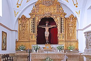 Archivo:Ermita del Santo Cristo de Cabrera en Las Veguillas retablo
