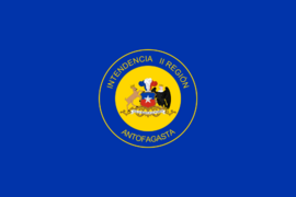 Flag of Antofagasta Region, Chile