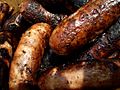 Grilled sausages