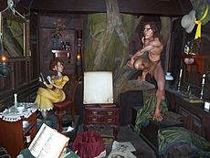 Archivo:HKDL Tarzan's Treehouse Jane & Tarzan scene