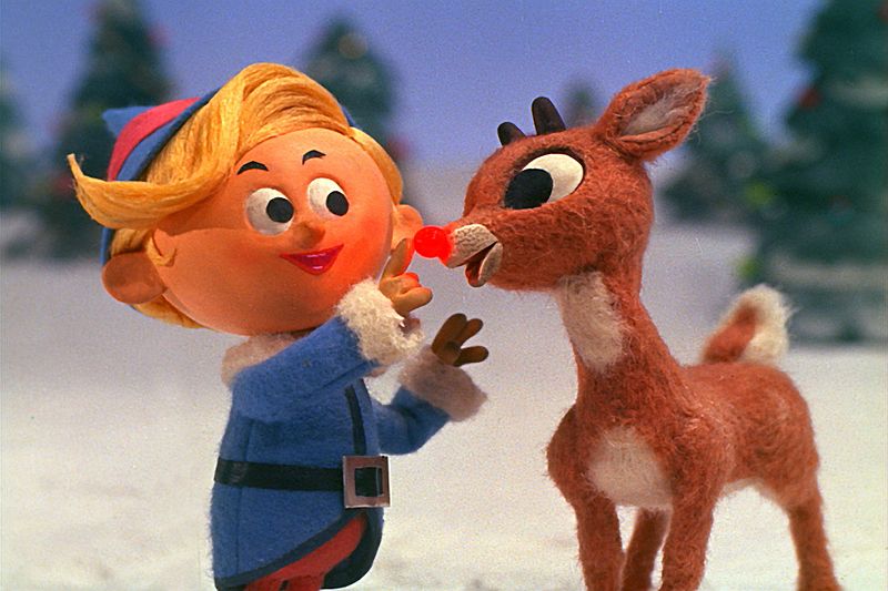 Hermey the elf and Rudolph