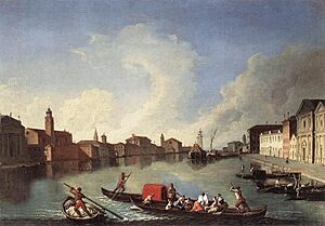 Archivo:Johan Richter - View of the Giudecca Canal - WGA19459