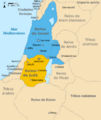 Kingdoms of Israel and Judah map 830-es