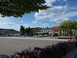 Kościuszko Square in Tomaszów Mazowiecki, June 2020.jpg